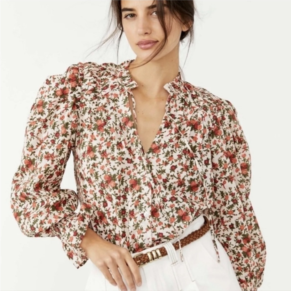 Free People Meant to Be Floral Print Women's Top